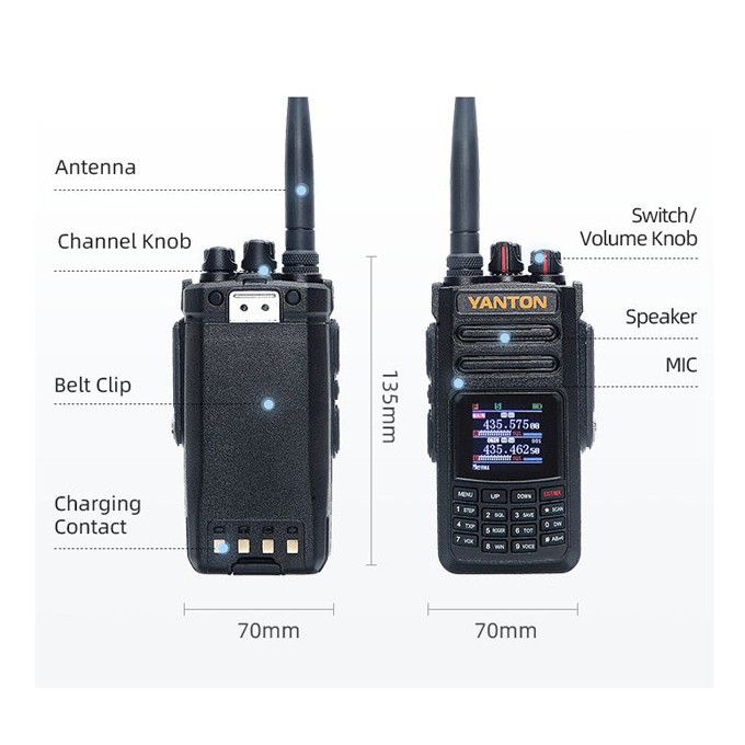10w Uhf Vhf Dual Band Radio