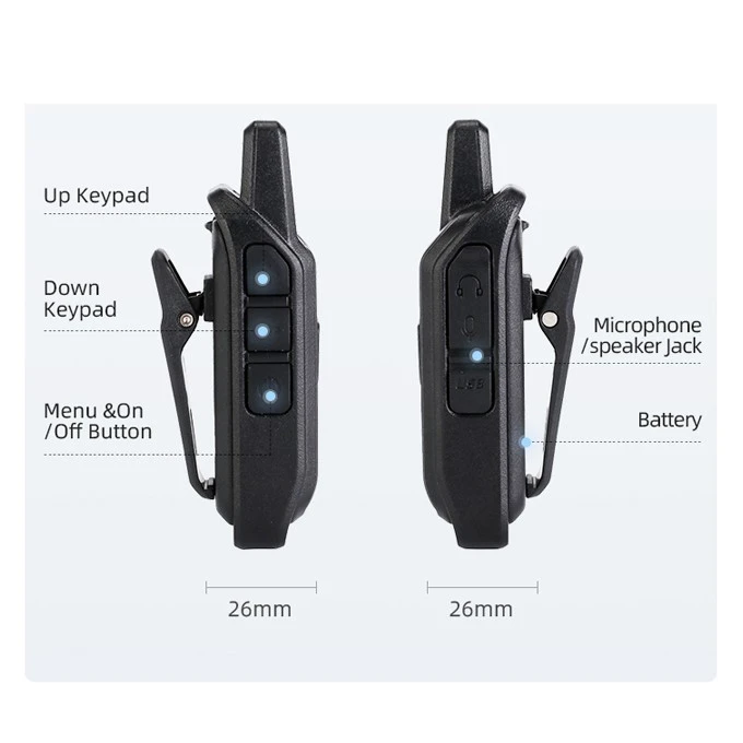 Handheld Smallest Walkie Talkie